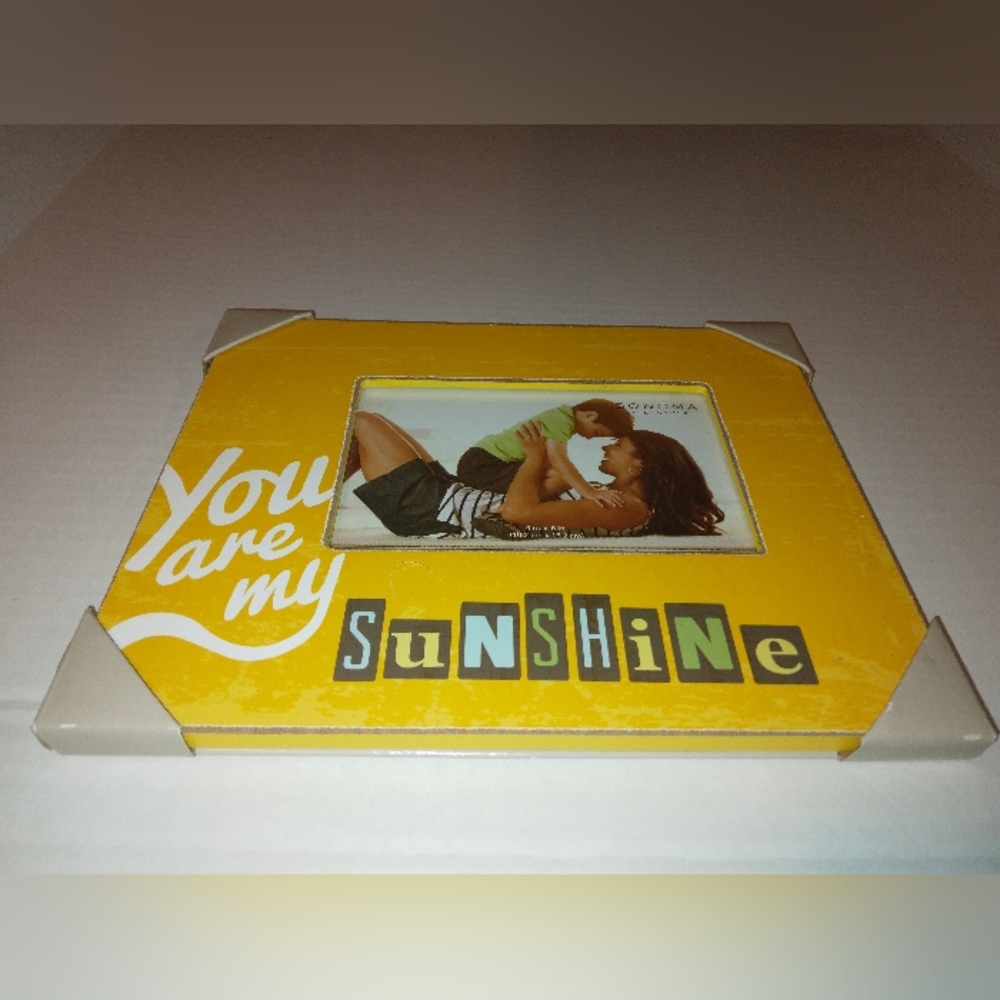 Sonoma Life + Style "You are my sunshine" picture frame.